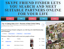 Tablet Screenshot of friendskype.com